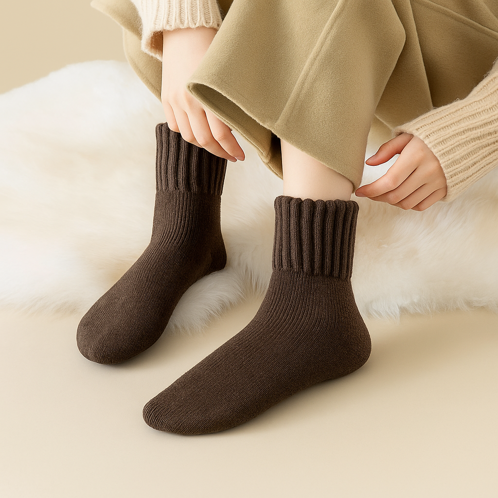 Chaussettes cosy d’hiver pour femmes