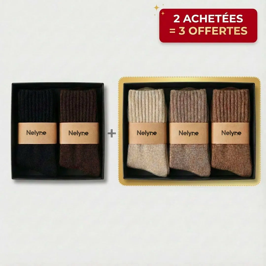 Chaussettes cosy d’hiver pour femmes